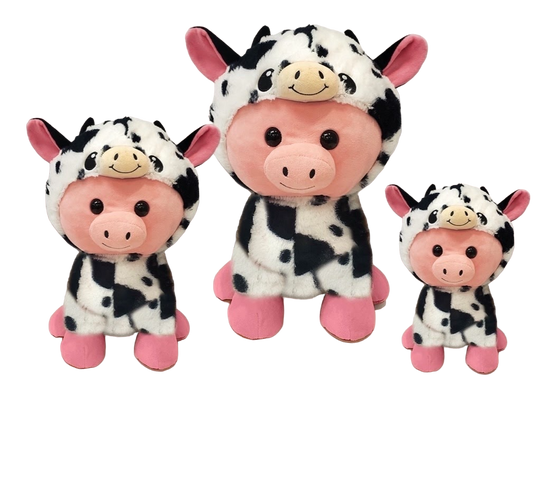Pig Disguised As Cow Plush Toy