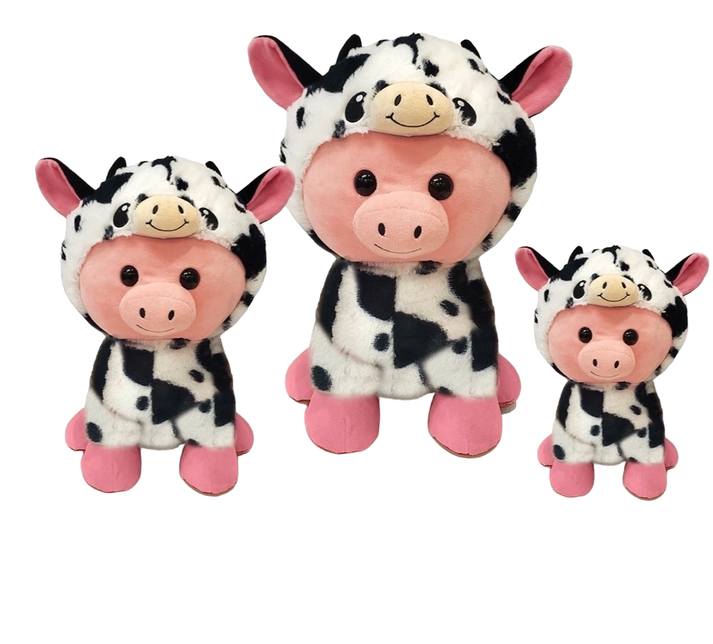 Pig Disguised As Cow Plush Toy
